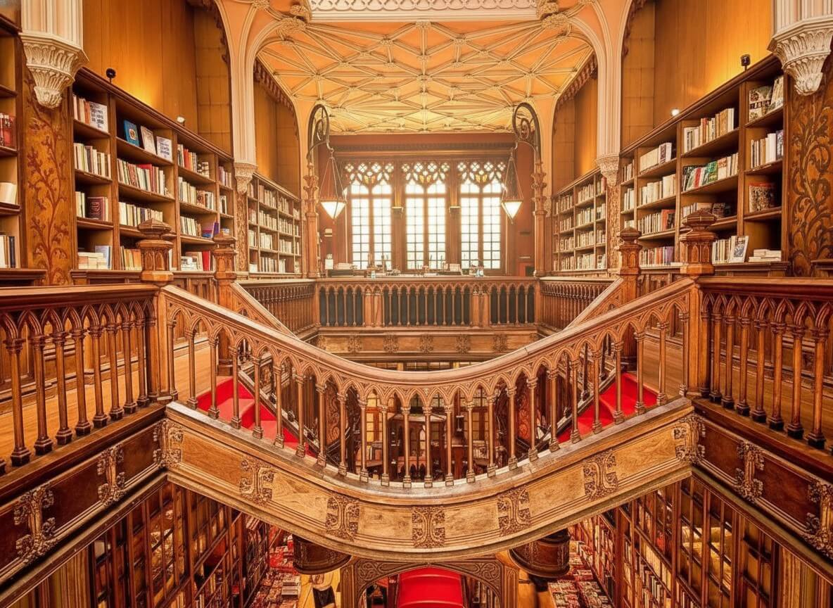 Domande frequenti sulla Libreria Lello - vista panoramica del primo piano
